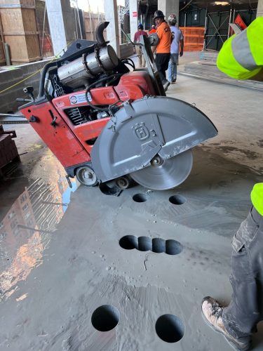 slab sawing